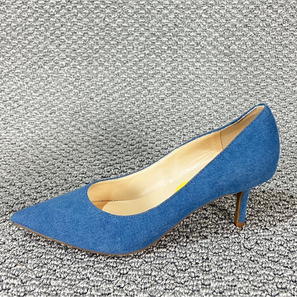 Marc Fisher Blue Kitten Heel Pumps